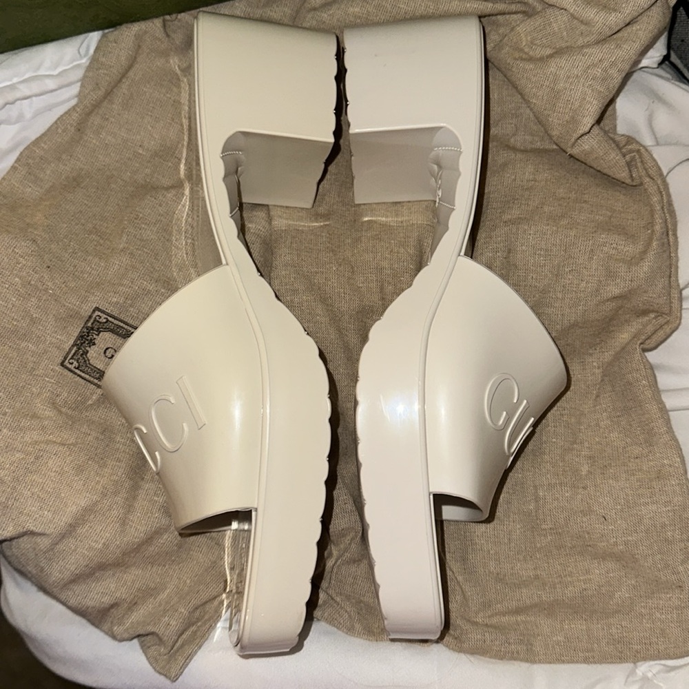 Authentic Gucci Chunky Slides - image 5